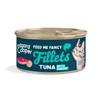 Edgard & Cooper kattefilet med tun og rejer i bouillon 70 g