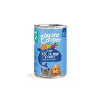 Edgard & Cooper laks og kalkun vådfoder 400 g
