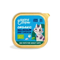 Edgard & Cooper økologisk pate til katte med laks og kylling 85 g
