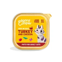 Edgard & Cooper pate til katte med kalkun og kylling 85 g