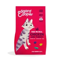 Edgard & Cooper tørfoder til seniorkatte med kylling og kalkun 2 kg