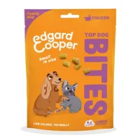 Edgard & Cooper Top Dog Bites kylling 120 g - bløde træningsgodbidder