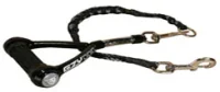 EzyDog Mongrel line Firm Grip grå 30 cm - stærk og sikker hundesnor