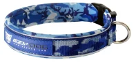EzyDog Neopren Halsbånd XXXL Blå Camouflage 70-75 cm