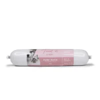 Feedit & Treat Pure Duck 400 g - naturlig andeskærepølse til hund og kat