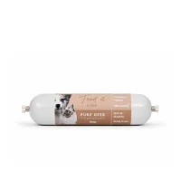 Feedit & Treat Pure hjort 100 g - naturlig hjorteskærepølse til hund og kat
