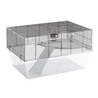 Ferplast Glassy 80 hamsterbur i sort