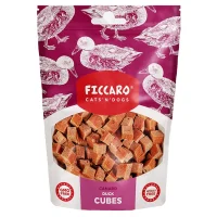 FICCARO Hundesnack And Cubes - lækre andeterninger til hunde 100 g