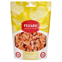 FICCARO Hundesnack Kalkun & Kylling Cubes - kalkun og kylling i tern 100 g