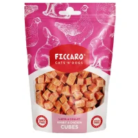 FICCARO Hundesnack Kanin & Kylling Cubes - lækre tern med kanin og kylling til hunde 100 g