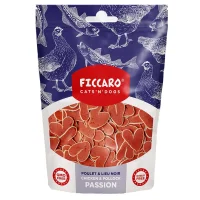 FICCARO Hundesnack Kylling & Sej Passion - små bidder 100 g
