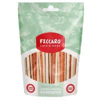FICCARO Hundesnack Kylling og sej Sandwich 100 g - lækre hundesnacks