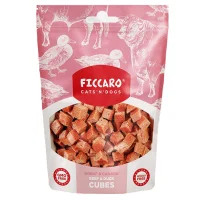 FICCARO Hundesnack Okse & And Cubes - i tern 100 g