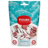FICCARO Hundesnack Tun & Sej Penne - små penne med tun og sej 100 g