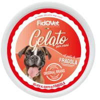 FidoVet Gelato Jordbær - Hundeis