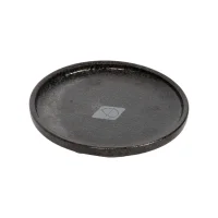 Flad Jasper Black Dots Ø 13 cm x 2 cm