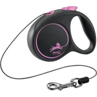 Flexi Black Design bånd XS 3 meter 8 kg pink