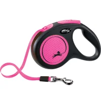 Flexi New Neon bånd M 5 meter 25 kg pink