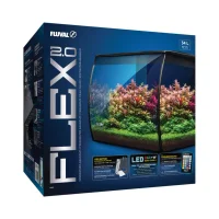 Fluval Flex LED akvarium version 2.0 34 L Sort