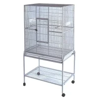 Fuglebur Gd Rival inkl bord med hjul 81x54x157 cm