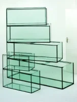 Glasakvarium 12 liter med topglas