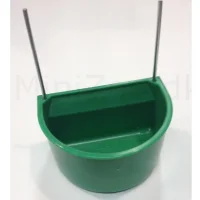 Halvrund skål til undulatbur (vandtrug)