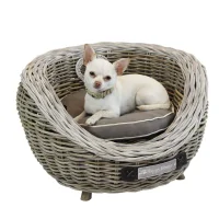 Happy-House Ratten Lille sofa hundekurv