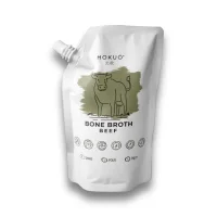 Hokuo Beef Bone Broth 400 ml - naturlig oksebouillon til hunde og katte