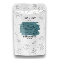 Hokuo Fish Bone Broth 100 ml - naturlig fiskebouillon til hunde og katte
