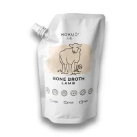 Hokuo Lamb Bone Broth 400 ml - naturlig lammebouillon til hunde og katte