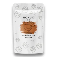 Hokuo Turkey Bone Broth 100 ml - naturlig kalkunbouillon til hunde og katte