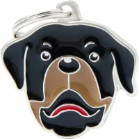Hundetegn My Family Friends Rottweiler sort