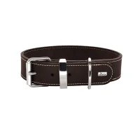 Hunter Aalborg 50 Special Mørkebrunt hundehalsbånd - 36-44 cm