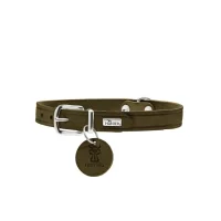 Hunter Aalborg Sport Oliven 37 hundehalsbånd - 28-33 cm