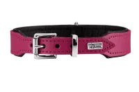 Hunter Basic halsbånd str.37 Pink - 30,0-34,5 cm