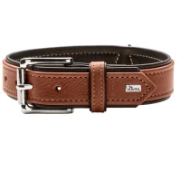 Hunter Canadian UP Hundehalsbånd Large 65 Cognac/Sort - 50-56 cm