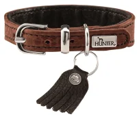 Hunter Cody Petit 27 Cognac Mørkebrun hundehalsbånd