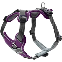 Hunter Divo hundesele S violet/grå just mave 45-56 cm - Tryg pasform og bevægelse