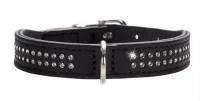 Hunter Halsbånd S 20-23,50 cm Diamond Petit Sort