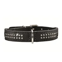 Hunter Halsbånd XL 32-38 cm Diamond Petit Sort
