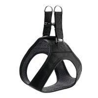 Hunter Hilo læder hundesele sort XXS/XS - hals 30-34 cm