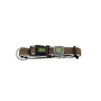 Hunter hunde halsbånd Hilo Brun XL - justerbart hundehalsbånd (45-70 cm, B 3,8 cm)