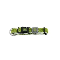 Hunter hunde halsbånd Hilo Lime XL - justerbart hundehalsbånd (45-70 cm, B 3,8 cm)