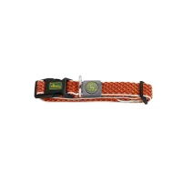 Hunter hunde halsbånd Hilo Orange S-M - justerbart hundehalsbånd (30-43 cm, B 2,5 cm)