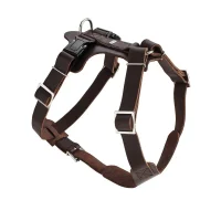 Hunter Hundesele Aalborg mørkebrun S-M/2 - Bryst/hals 51-64 cm