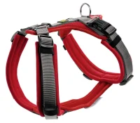 Hunter hundesele Maldon Rød og Grå S-M længde 46-82 cm 2,0 cm - fleksibel og stabil pasform