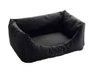 Hunter hundeseng Gent antibakteriel Medium 80x60 cm Sort