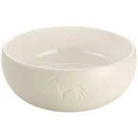 Hunter keramik Lund hunde skål 900 ml Beige