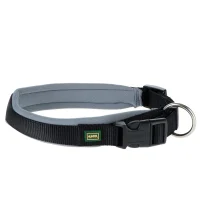 Hunter Neopren hundehalsbånd grå og sort 60 cm - 55-60 cm indstilling