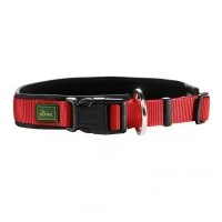 Hunter Neopren hundehalsbånd rød 40 cm - 35-40 cm indstilling